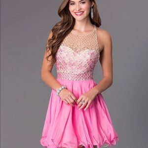 Size 8 pink homecoming dress!